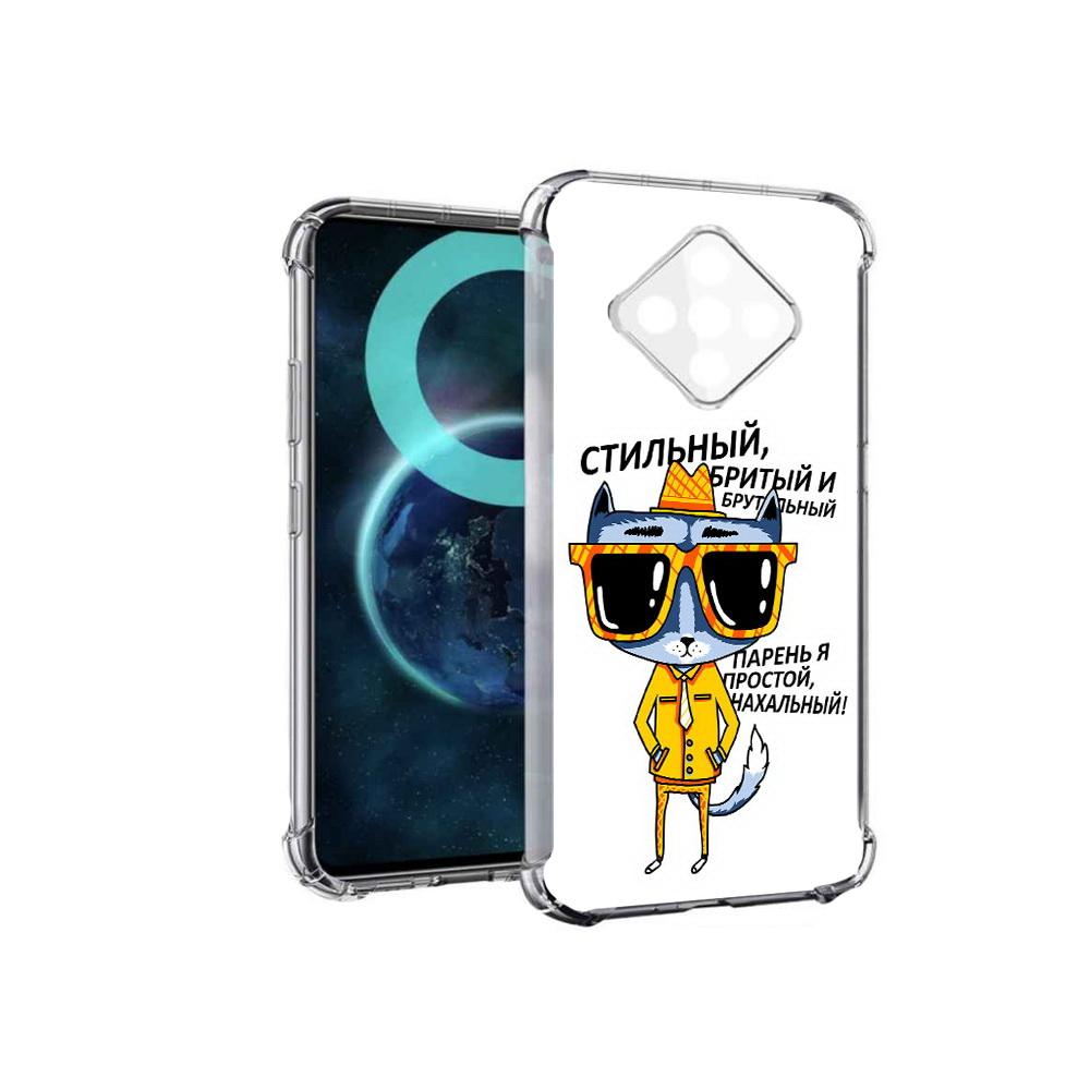 

Чехол MyPads стильный кот для Infinix Zero 8, Прозрачный, Tocco