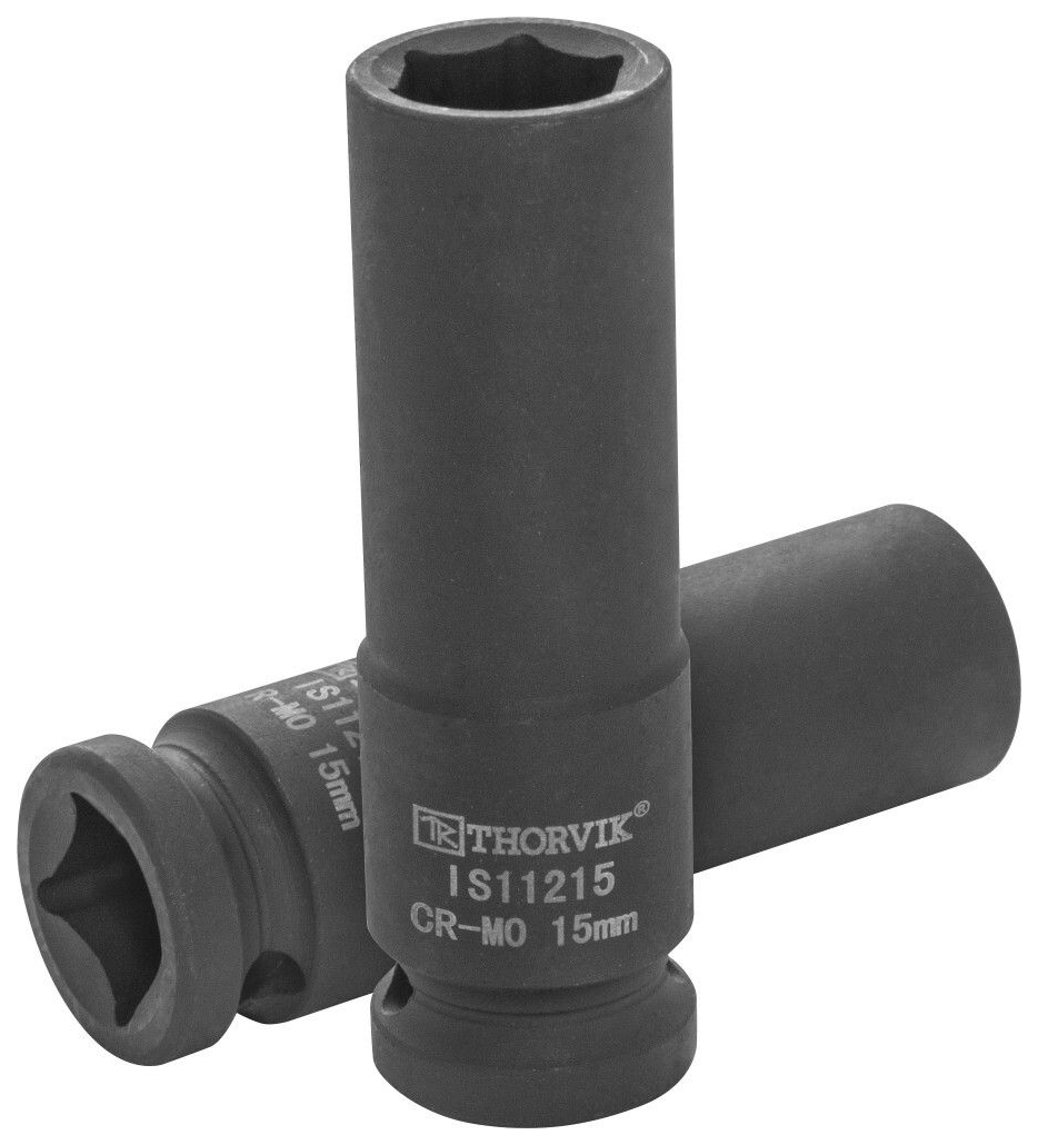 

Головка Ударная Глубокая 1/2dr, 15 Мм THORVIK арт. IS11215