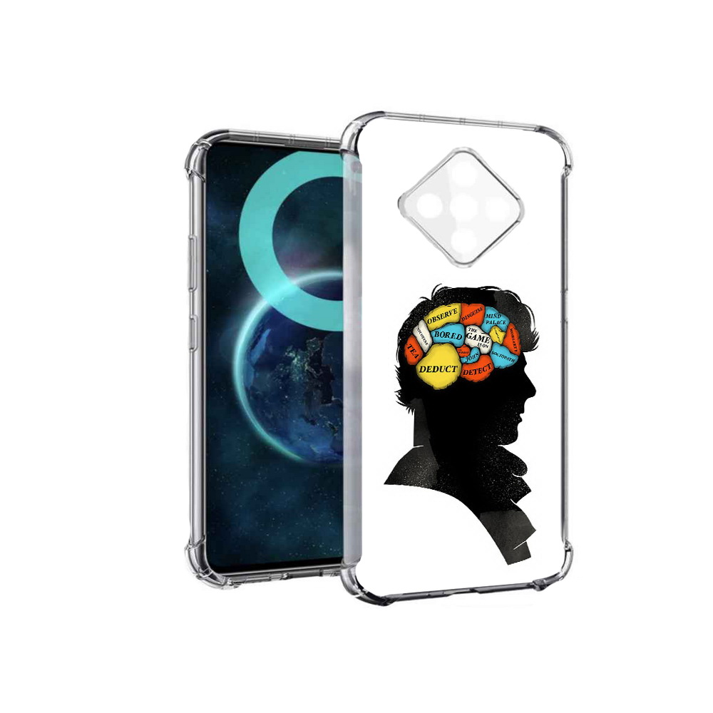 

Чехол MyPads темный рисунок для Infinix Zero 8, Прозрачный, Tocco