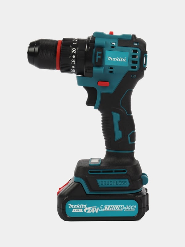 

Дрель-шуруповерт аккумуляторный бесщеточный Makita 24V, Makita 24V brushless