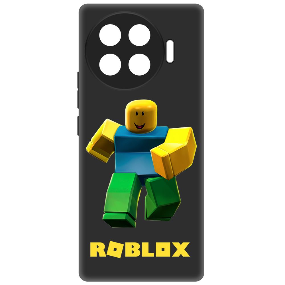 

Чехол-накладка Krutoff Soft Case Roblox-Классический Нуб для TECNO Spark 20 Pro+ черный