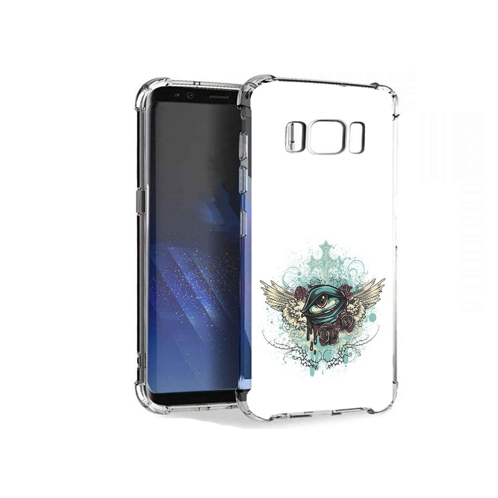 

Чехол MyPads Tocco для Samsung Galaxy S8+ плачущий глаз с крыльями, Tocco