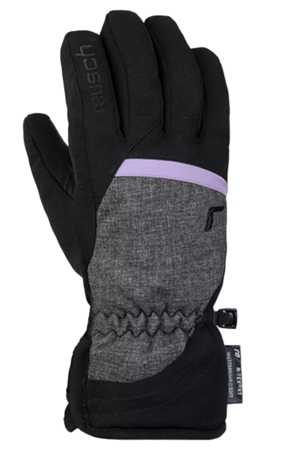 

Перчатки горнолыжные REUSCH Coral R-TEX XT Black/Black Melange/Wist (inch (дюйм, Черный;серый, Coral R-Tex Xt