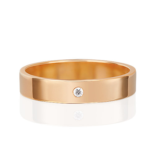 

Кольцо из красного золота с бриллиантом р. 19 PLATINA jewelry 01-1127-00-101-1110-30, 01-1127-00-101-1110-30