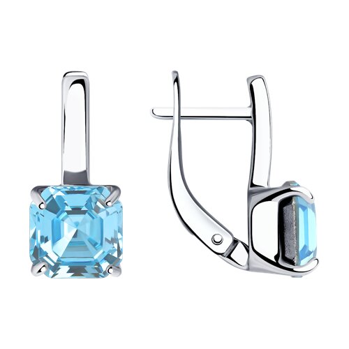 

Серьги из серебра TEO MAORI 894024045, кристалл ювелирный, 894024045
