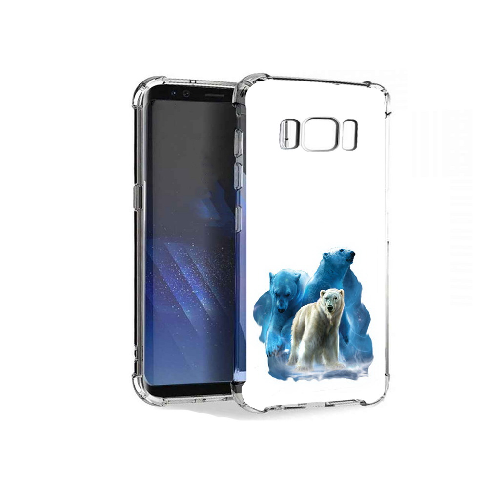 

Чехол MyPads Tocco для Samsung Galaxy S8+ полярный медведь, Tocco