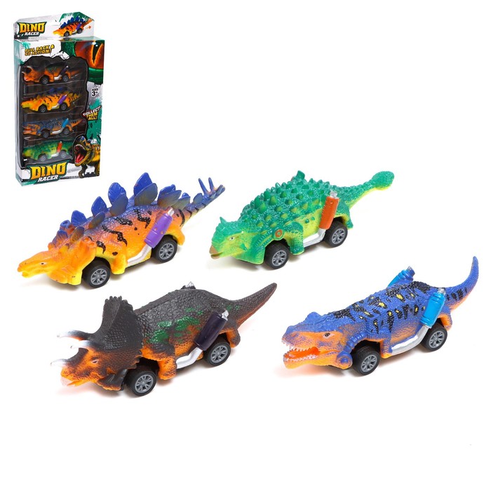

Набор машин инерционных DINO, 4 штуки