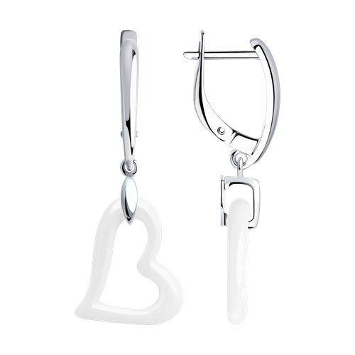 

Серьги из серебра TEO MAORI 894025624, керамика, 894025624