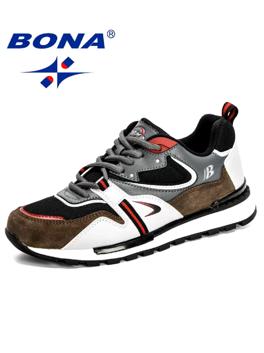

Кроссовки мужские Bona Balance черные 44 RU, Черный, Balance