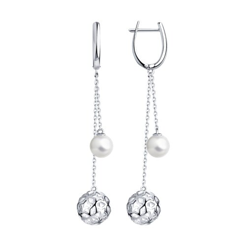 

Серьги из серебра TEO MAORI 894025825, жемчуг культивированный, 894025825