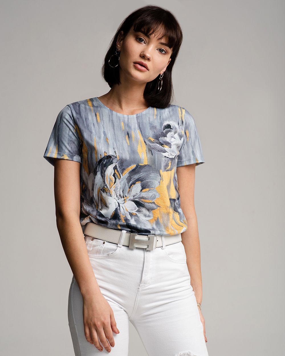 

Футболка женская SAHAR Art lab OFPZ серая 4XL, Серый, OFPZ