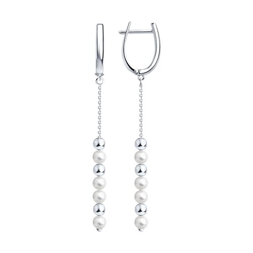 

Серьги из серебра TEO MAORI 894025846, жемчуг культивированный, 894025846