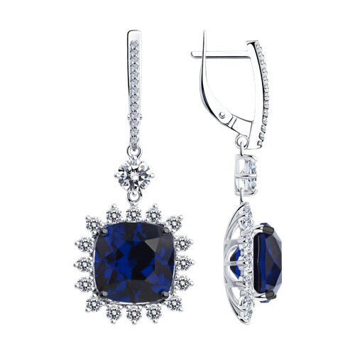 

Серьги из серебра TEO MAORI 894025884, фианит, 894025884