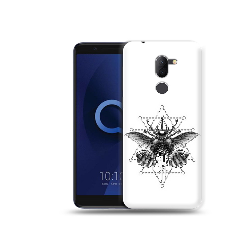 

Чехол MyPads Tocco для Alcatel 3X скарабей (PT112114.674.601), Прозрачный, Tocco
