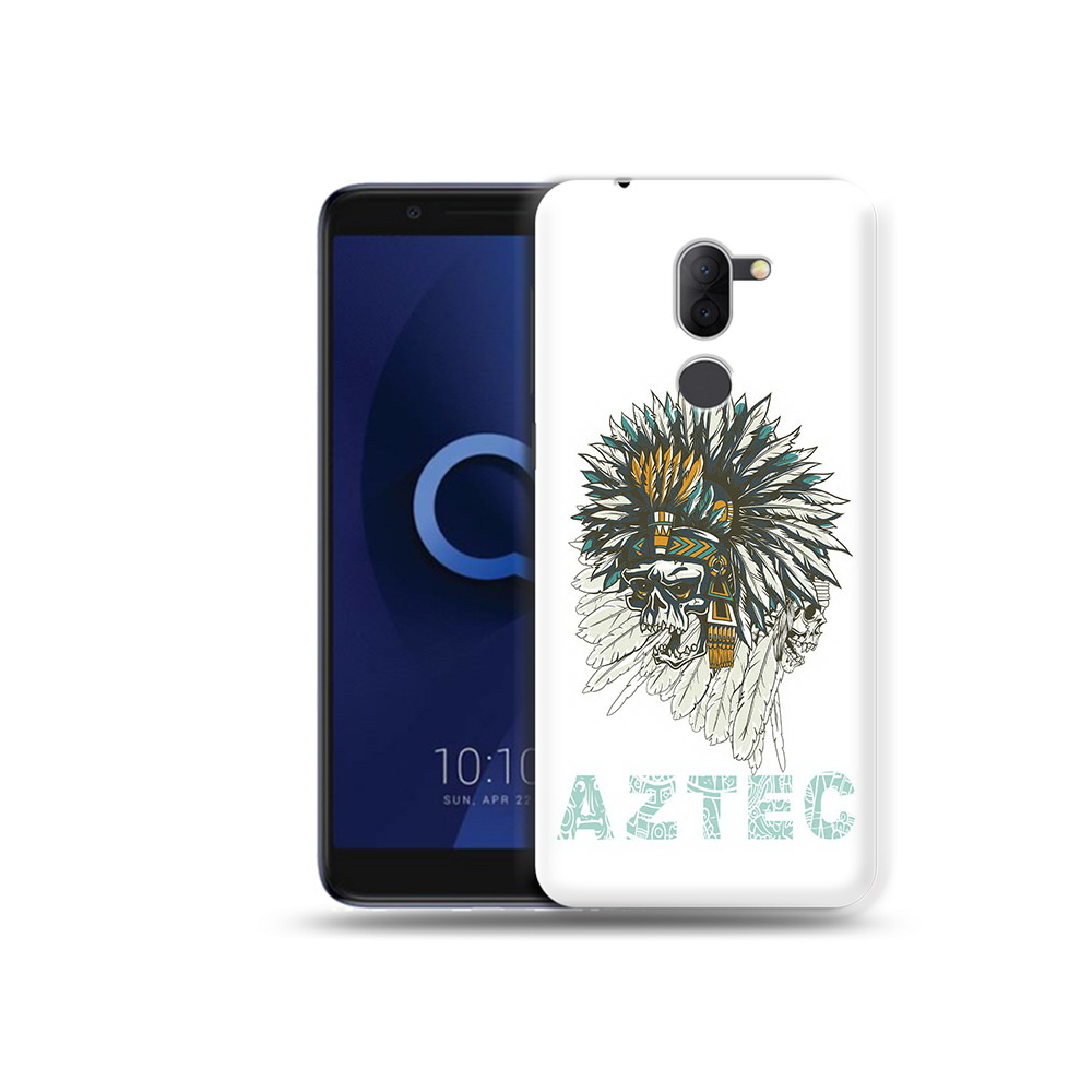 

Чехол MyPads Tocco для Alcatel 3X скелет индеец (PT112114.674.602), Прозрачный, Tocco