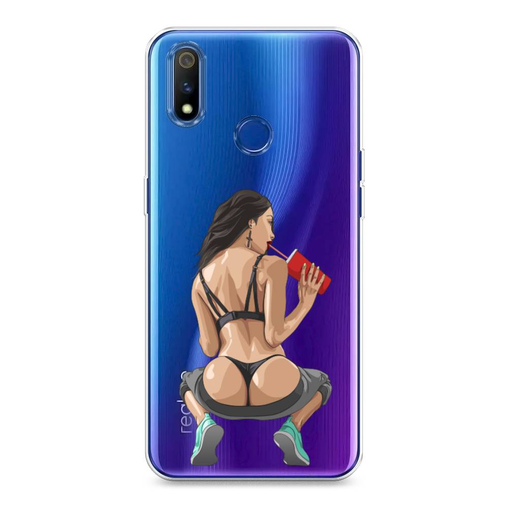

Чехол на Realme 3 Pro "Сочные булочки", Бежевый;красный;черный, 251250-6
