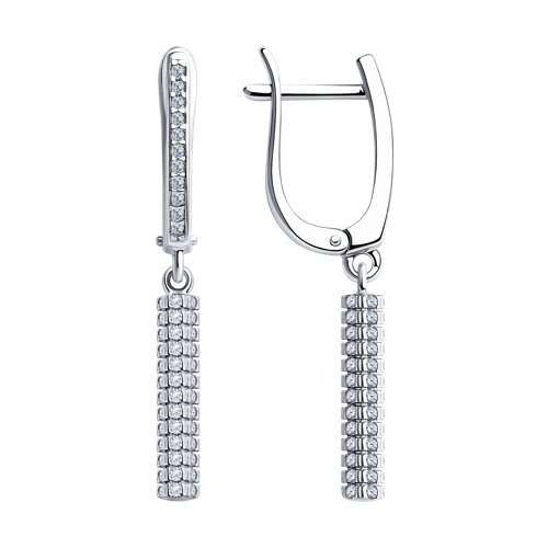 

Серьги из серебра TEO MAORI 894025931, фианит, 894025931