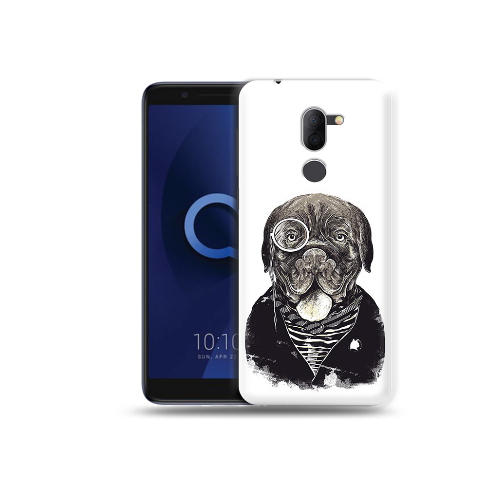 

Чехол MyPads Tocco для Alcatel 3X солидный песик (PT112114.674.615), Прозрачный, Tocco