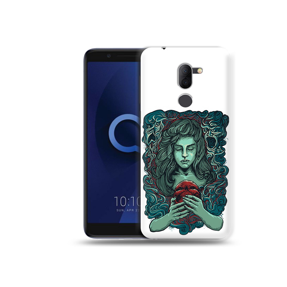 

Чехол MyPads Tocco для Alcatel 3X спящая девушка (PT112114.674.619), Прозрачный, Tocco