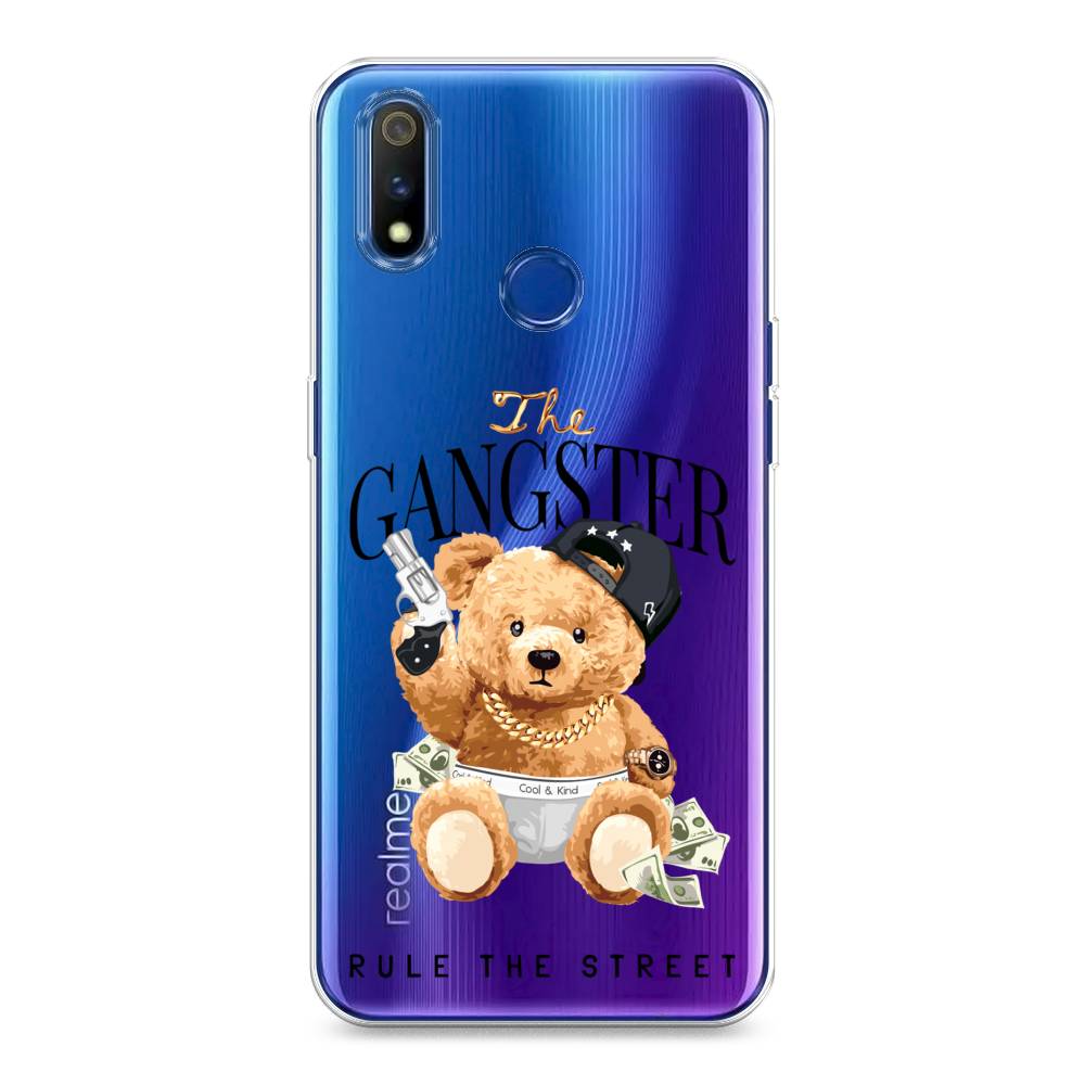 

Чехол на Realme 3 Pro "The Gangster", Бежевый;серый;черный, 251250-6