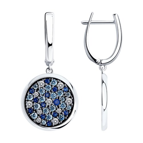 

Серьги из серебра TEO MAORI 894026420, фианит, 894026420