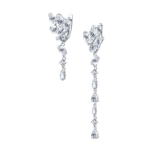 

Серьги из серебра TEO MAORI 894026424, фианит, 894026424