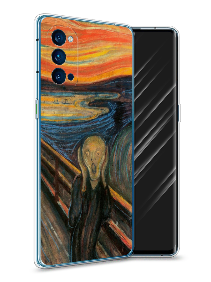 

Чехол Awog на Oppo Reno 4 Pro 5G "Крик", Разноцветный, 253750-9