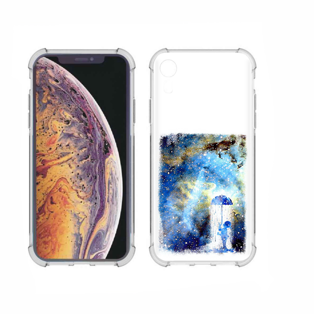 

Чехол MyPads Tocco для Apple iPhone XR мальчик в небе, Прозрачный, Tocco