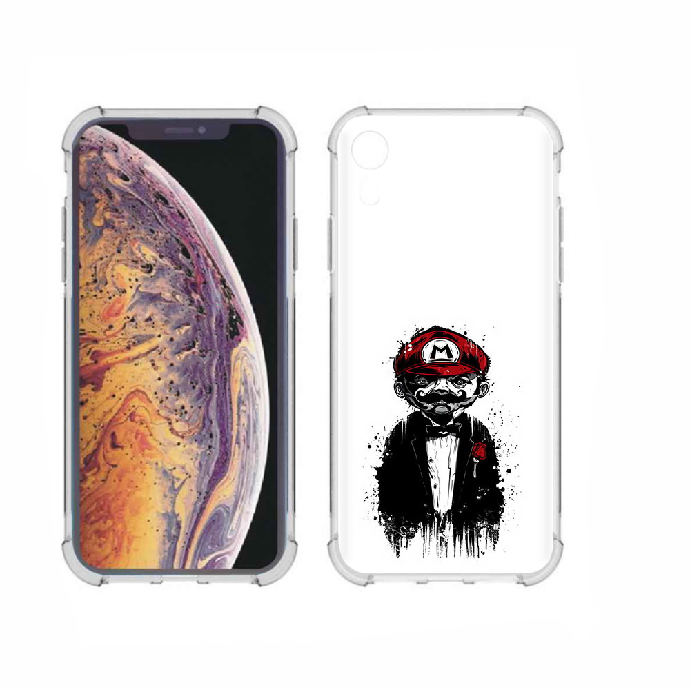 

Чехол MyPads Tocco для Apple iPhone XR марио, Прозрачный, Tocco