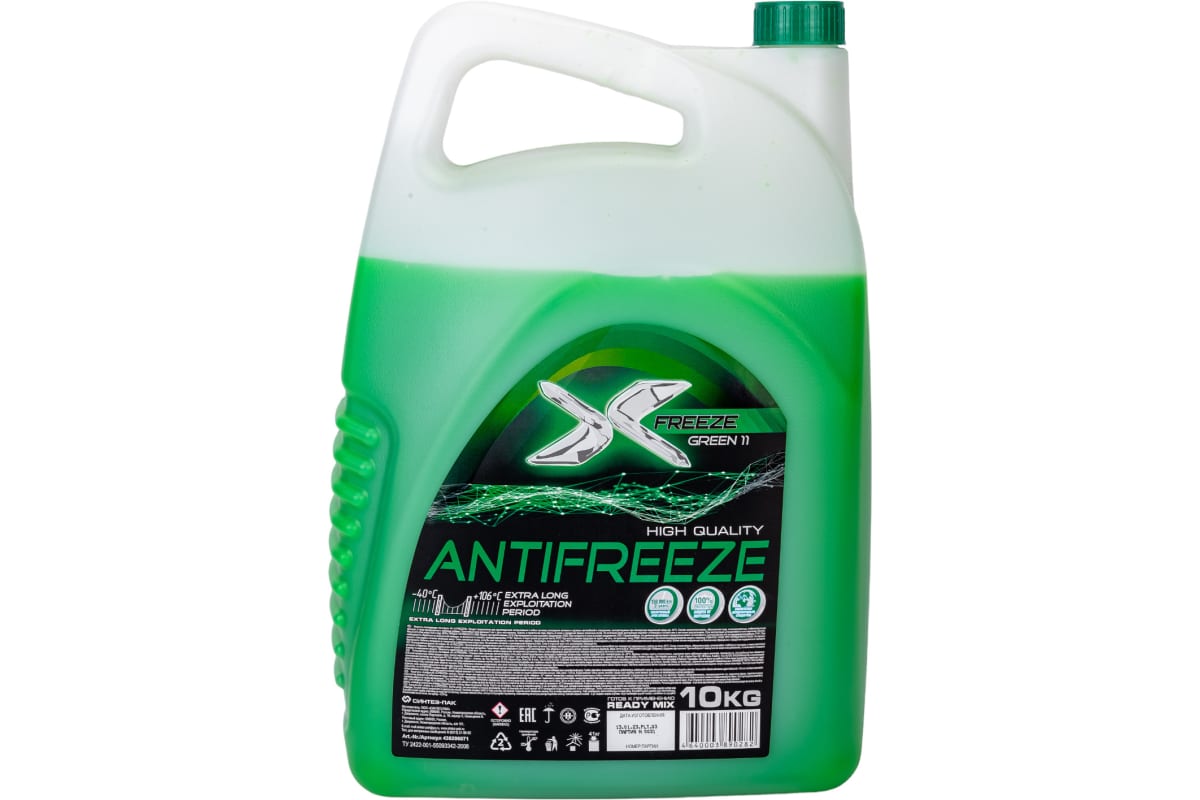 Антифриз X-Freeze зеленый, 10 кг 430206071