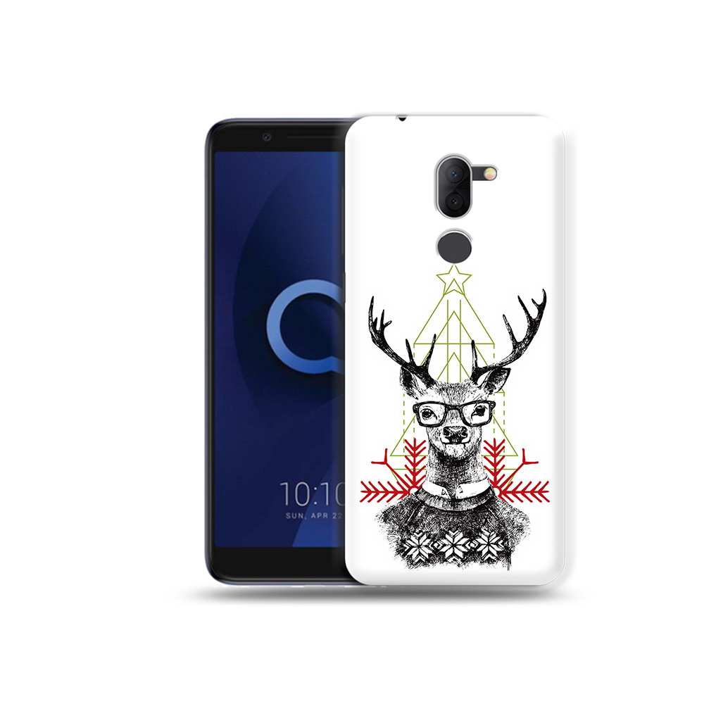 

Чехол MyPads Tocco для Alcatel 3X умный олень (PT112114.674.652), Прозрачный, Tocco