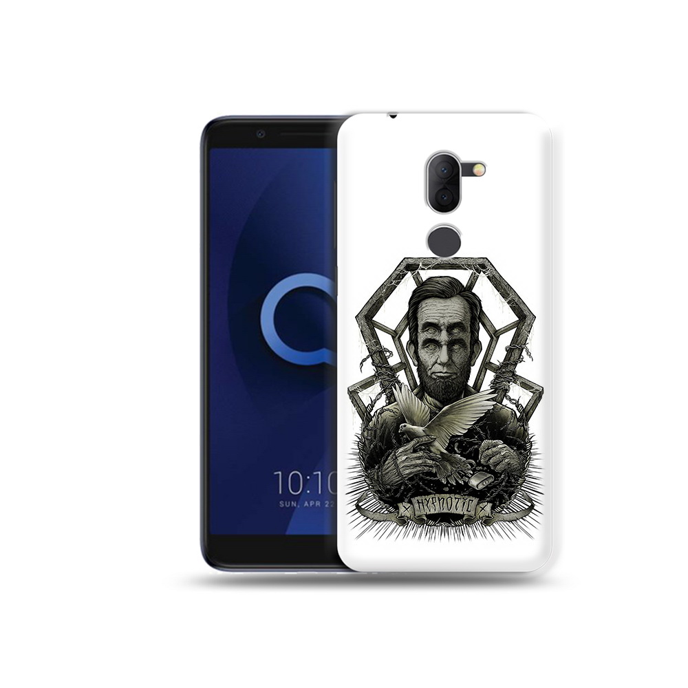 Чехол MyPads Tocco для Alcatel 3X франклин абстракция (PT112114.674.662)