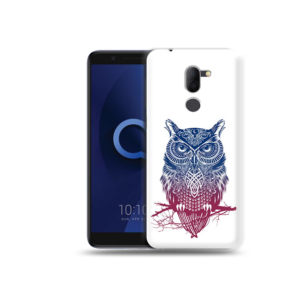 

Чехол MyPads Tocco для Alcatel 3X хиппи сова (PT112114.674.664), Прозрачный, Tocco