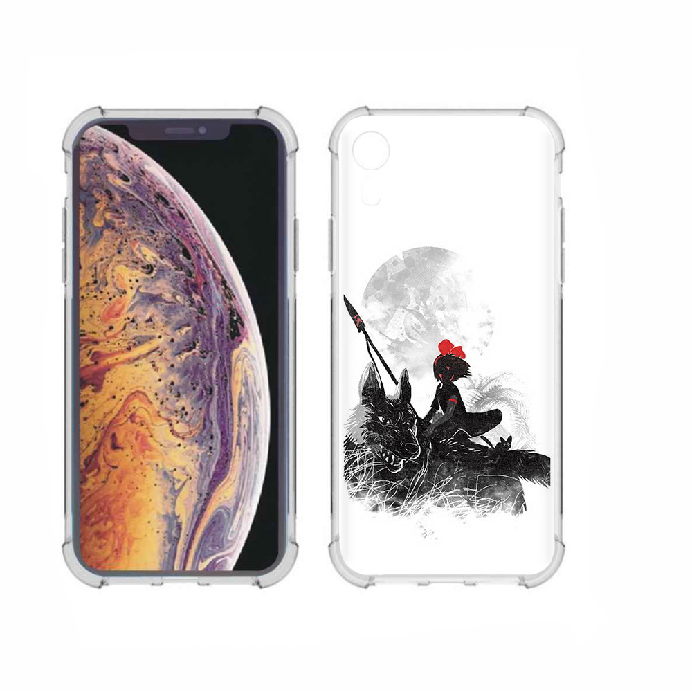 

Чехол MyPads Tocco для Apple iPhone XR мононоке, Прозрачный, Tocco