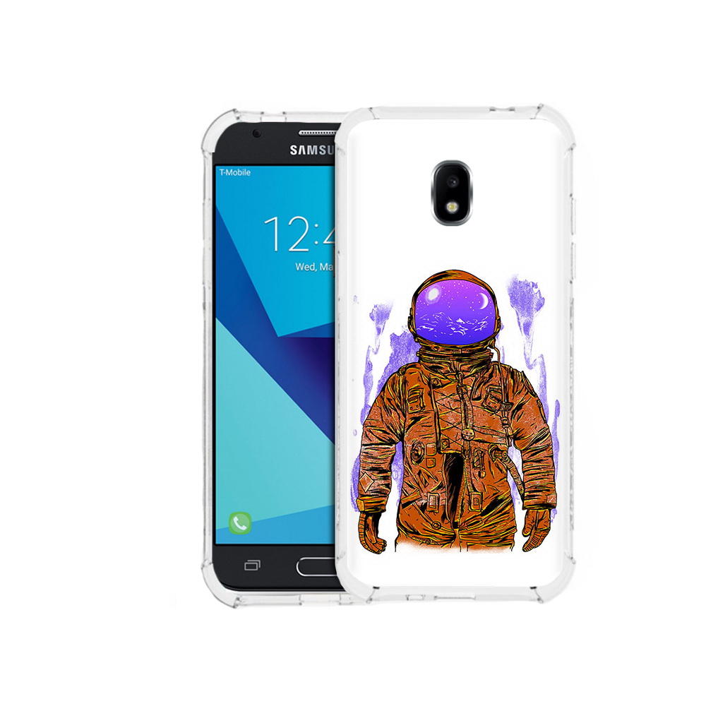

Чехол MyPads Tocco для Samsung Galaxy J3 (2017) нарисованный мужчина в скафандре, Прозрачный, Tocco