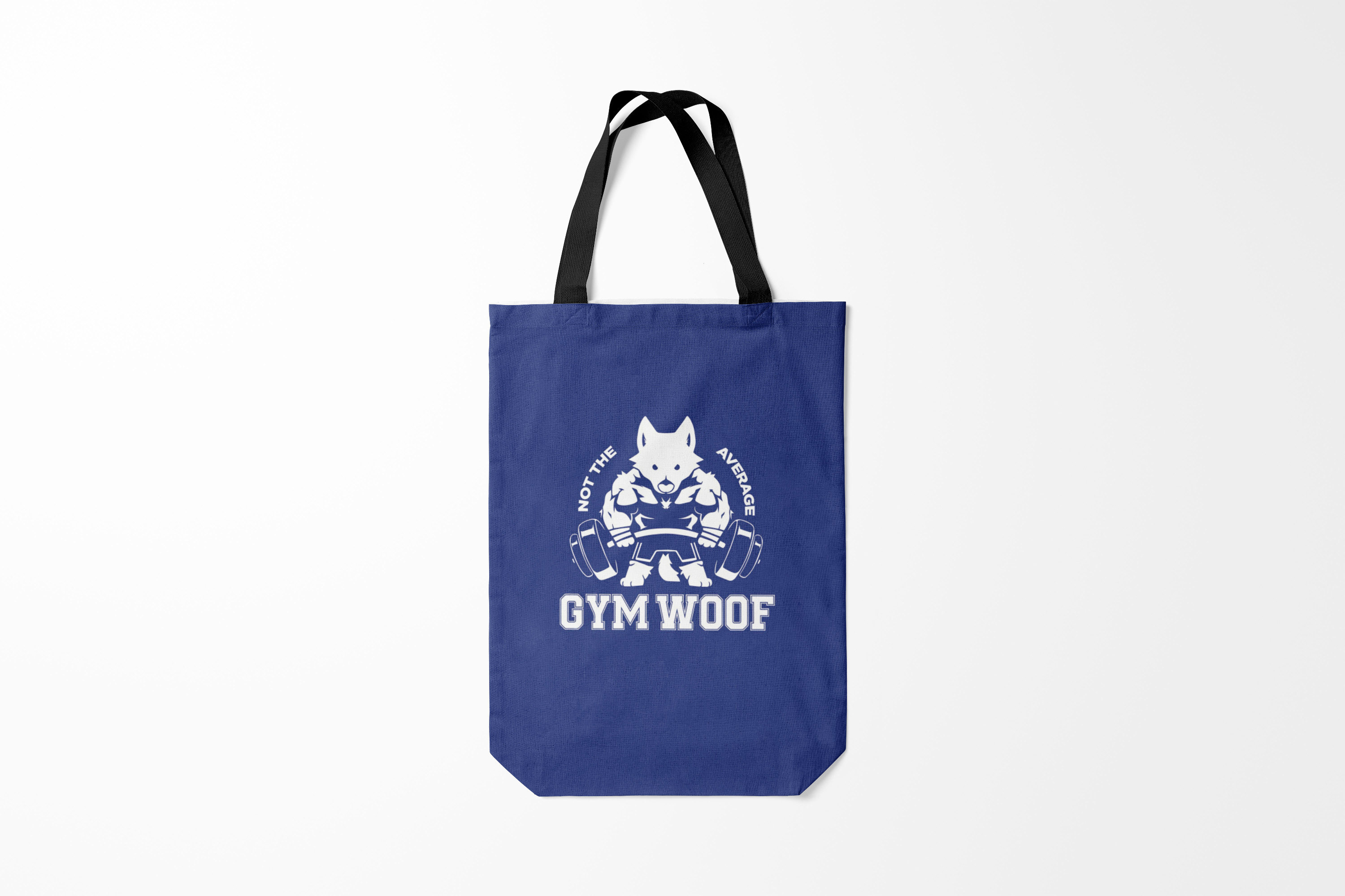 

Сумка шoппер унисекс Burnettie Бодибилдинг GYM WOOF, синий, Бодибилдинг GYM WOOF
