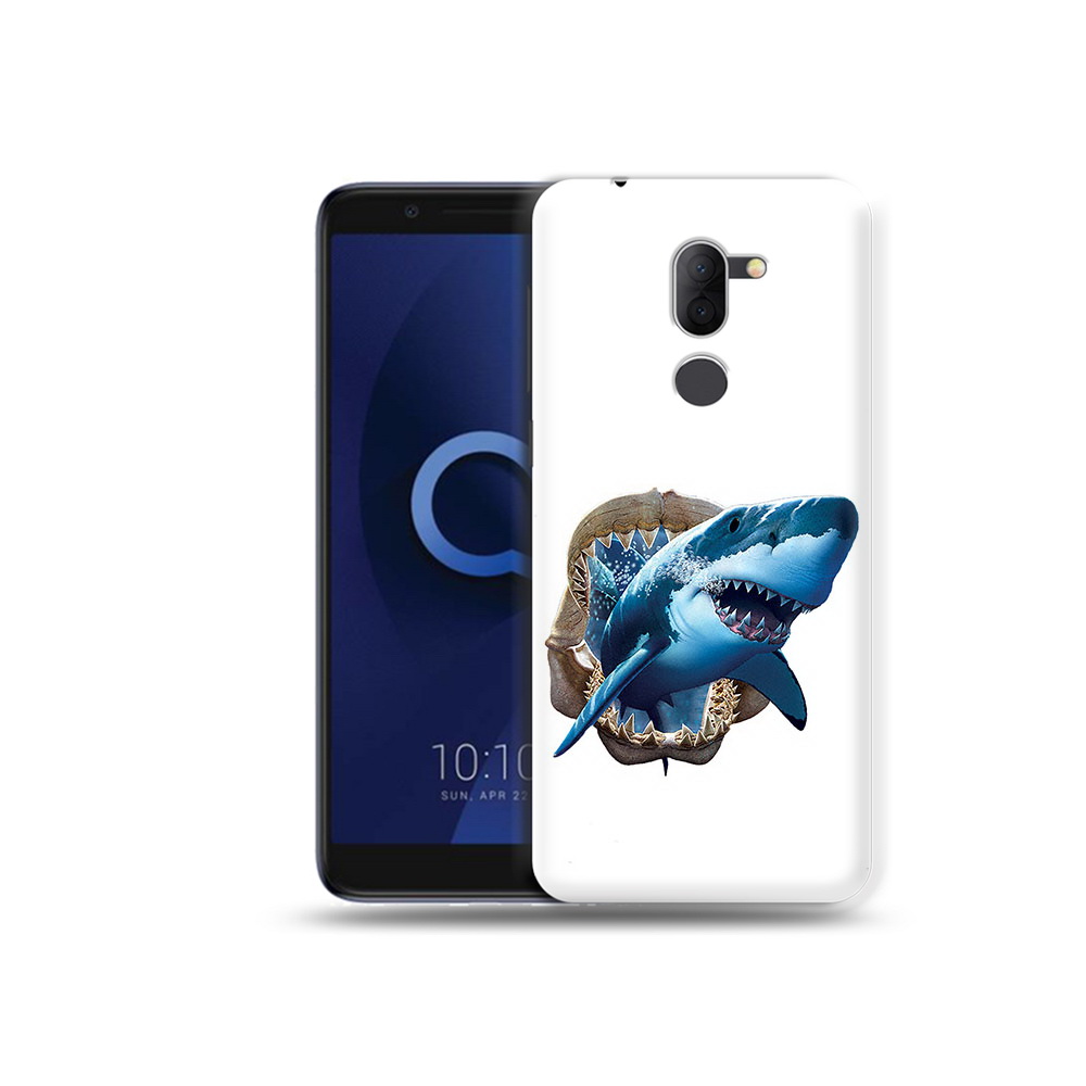 

Чехол MyPads Tocco для Alcatel 3X челюсти (PT112114.674.675), Прозрачный, Tocco