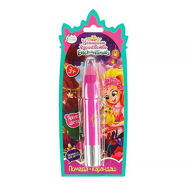 

Губная помада Милая леди Enchantimals розовая 3,5 г, Розовый