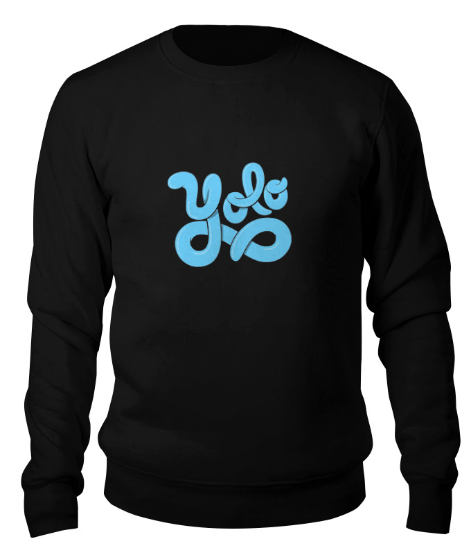

Свитшот унисекс Printio Yolo (you only live once) черный L, Yolo (you only live once)