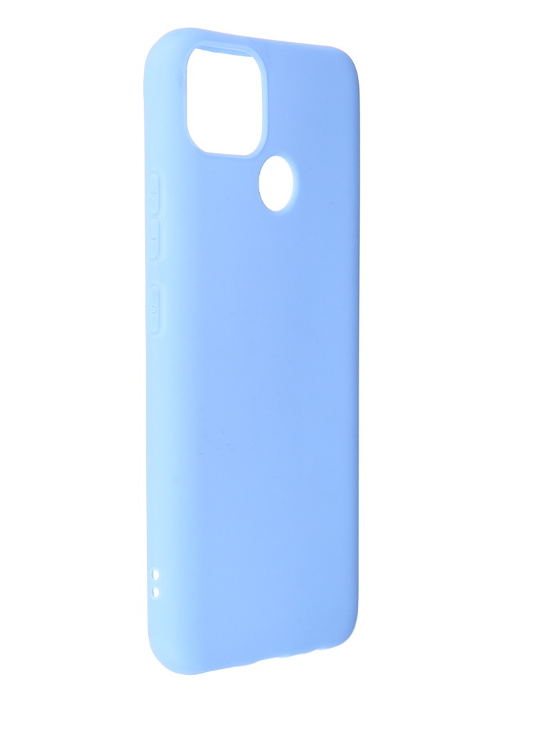 фото Защитный чехол luxcase для realme c25s tpu 1.1mm blue 62341