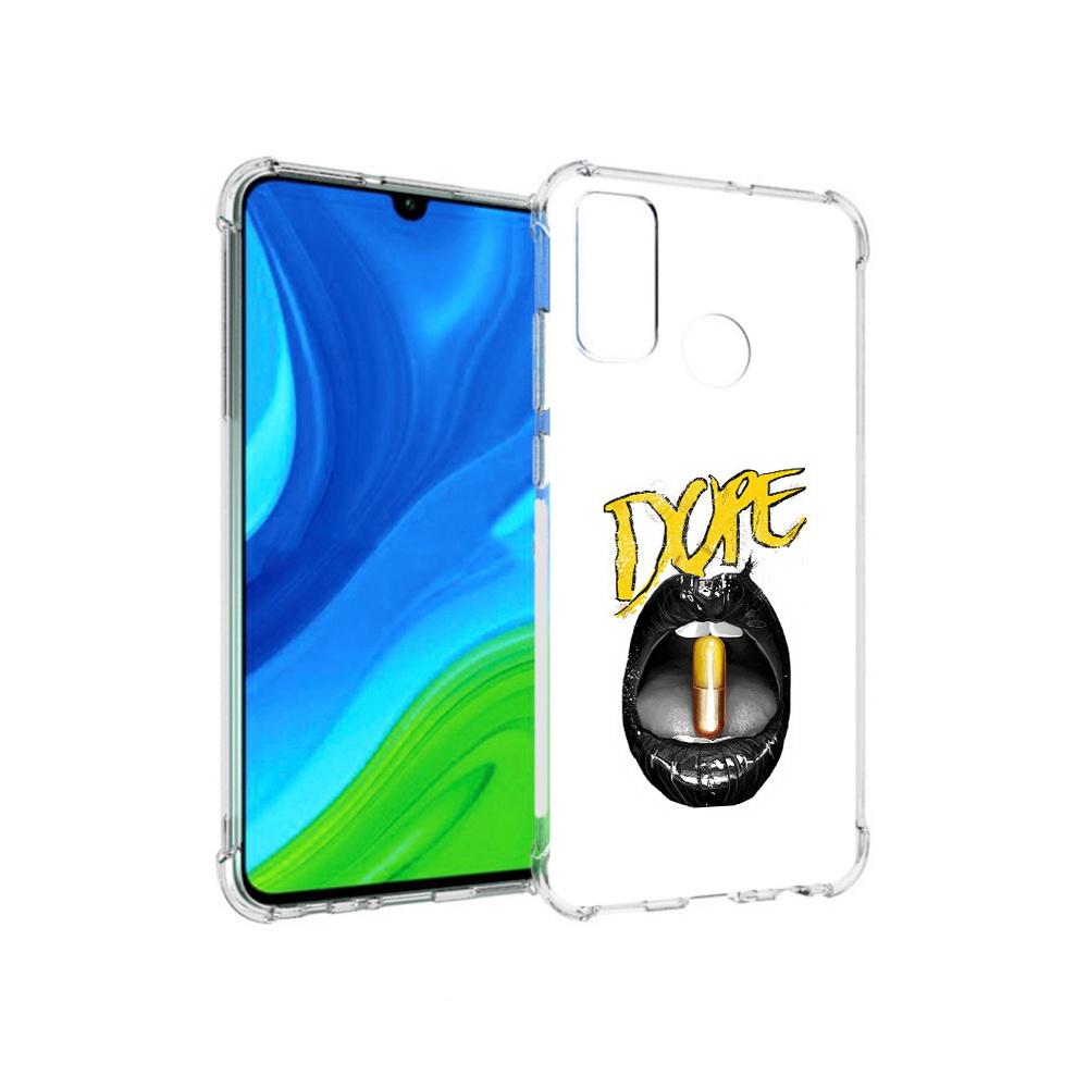 

Чехол MyPads Tocco для Huawei P Smart (2020) губы, Прозрачный, Tocco