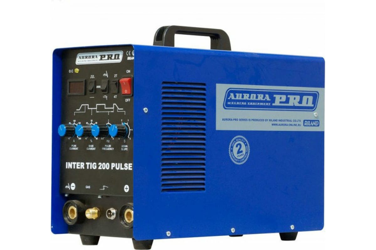 фото Аргонодуговой сварочный инвертор aurora pro inter tig 200 pulse mosfet 10050