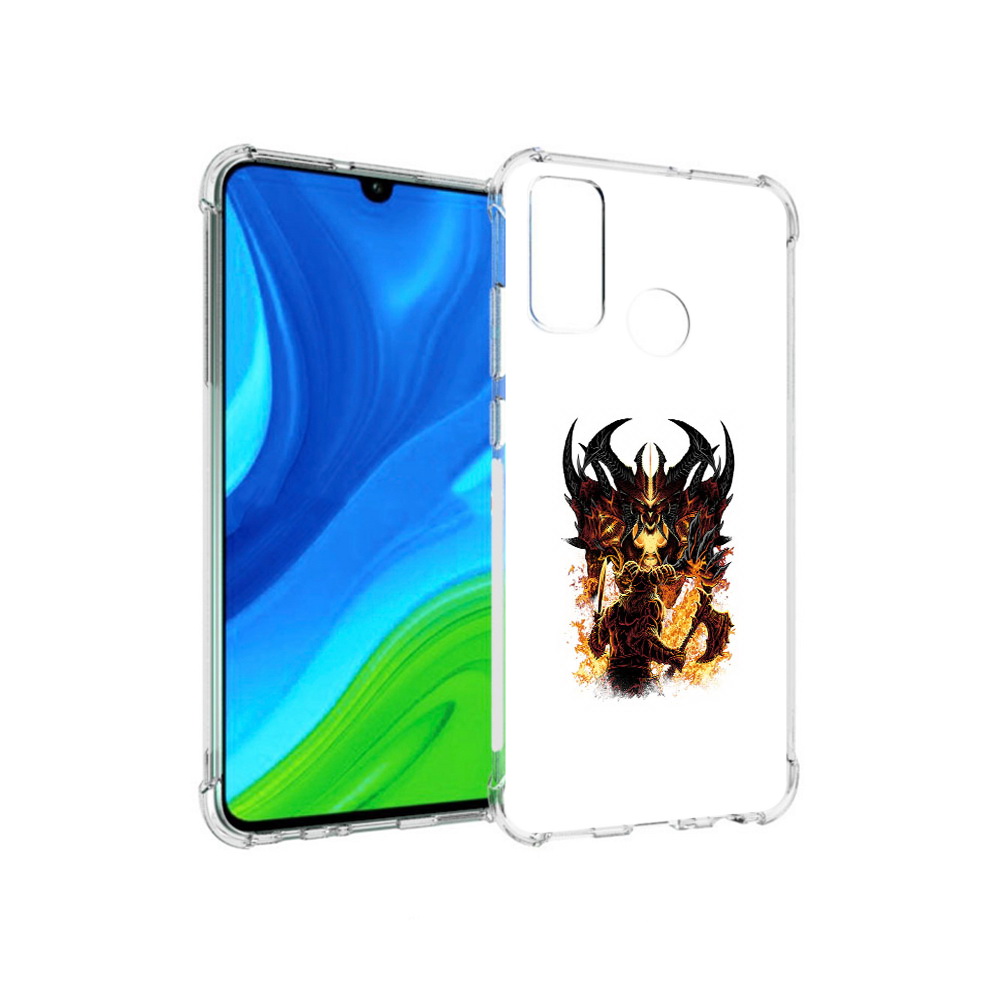 

Чехол MyPads Tocco для Huawei P Smart (2020) демон shadow fiend, Прозрачный, Tocco