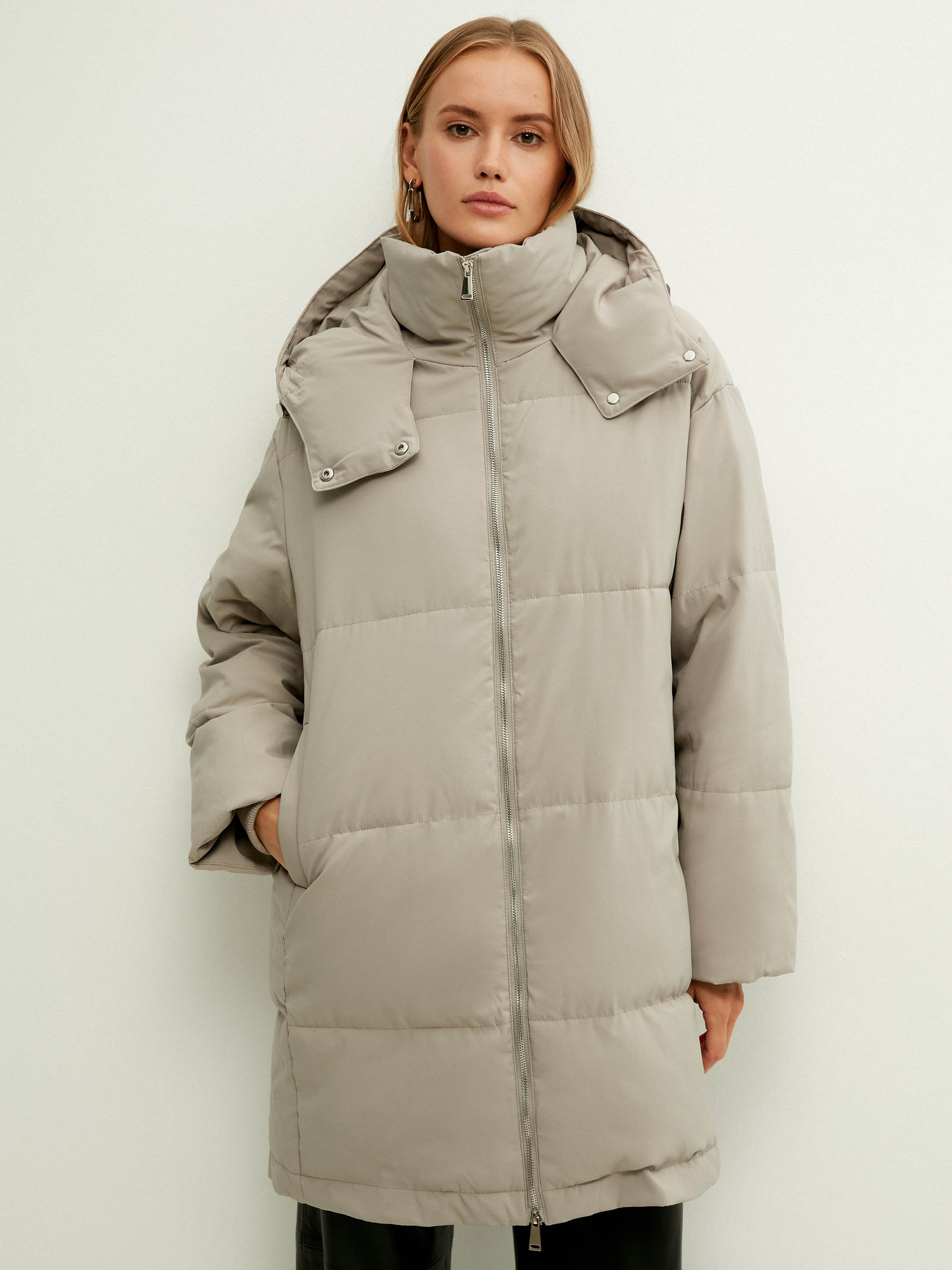 

Куртка женская ZARINA 2460427127-66 бежевая L, 2460427127-66