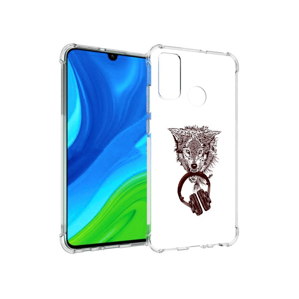 

Чехол MyPads Tocco для Huawei P Smart (2020) дикий волк, Прозрачный, Tocco