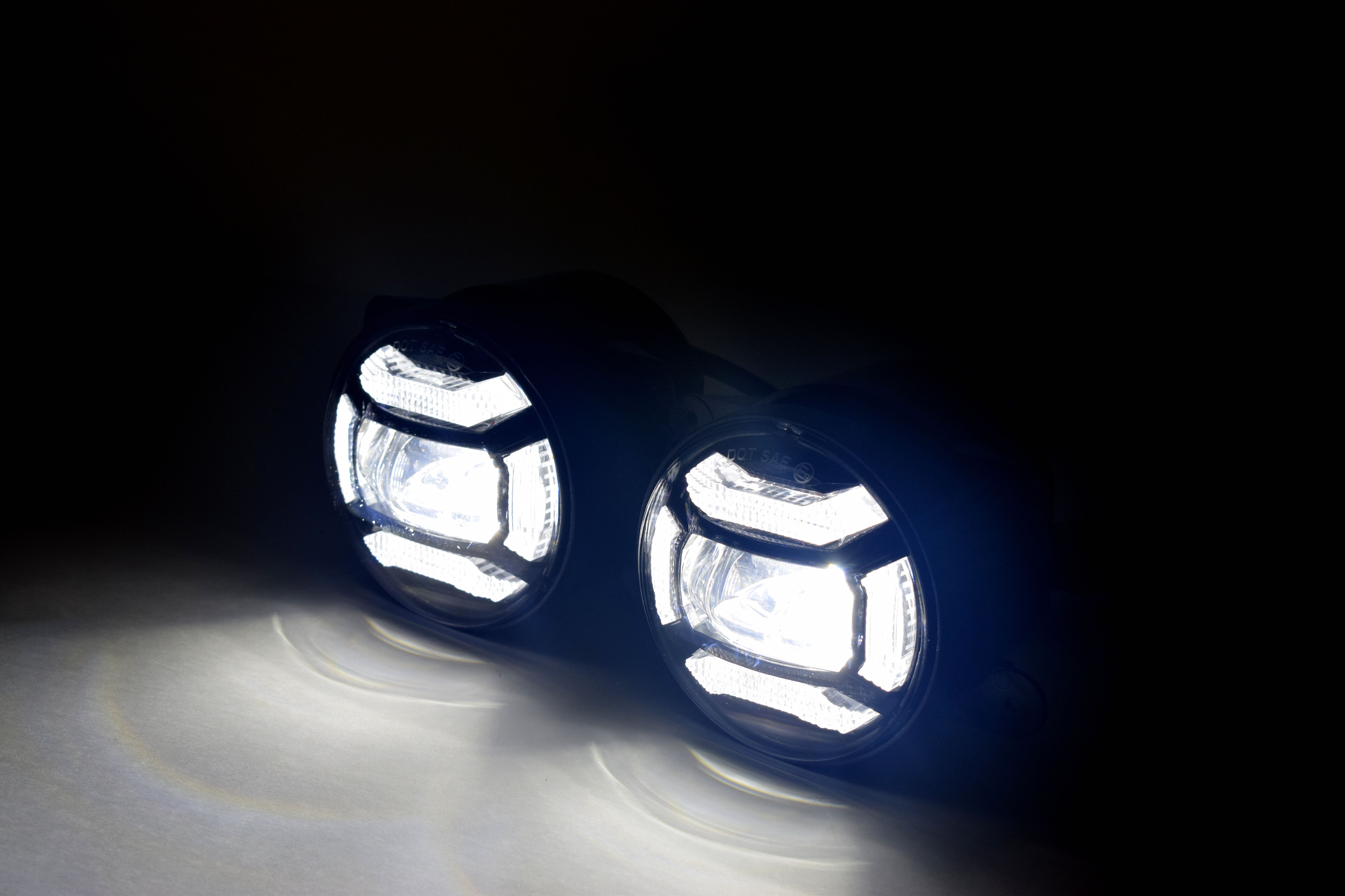 

Подфарник УАЗ 469,452,Хантер,LED,1 режим+ДХО к-т 2 шт.