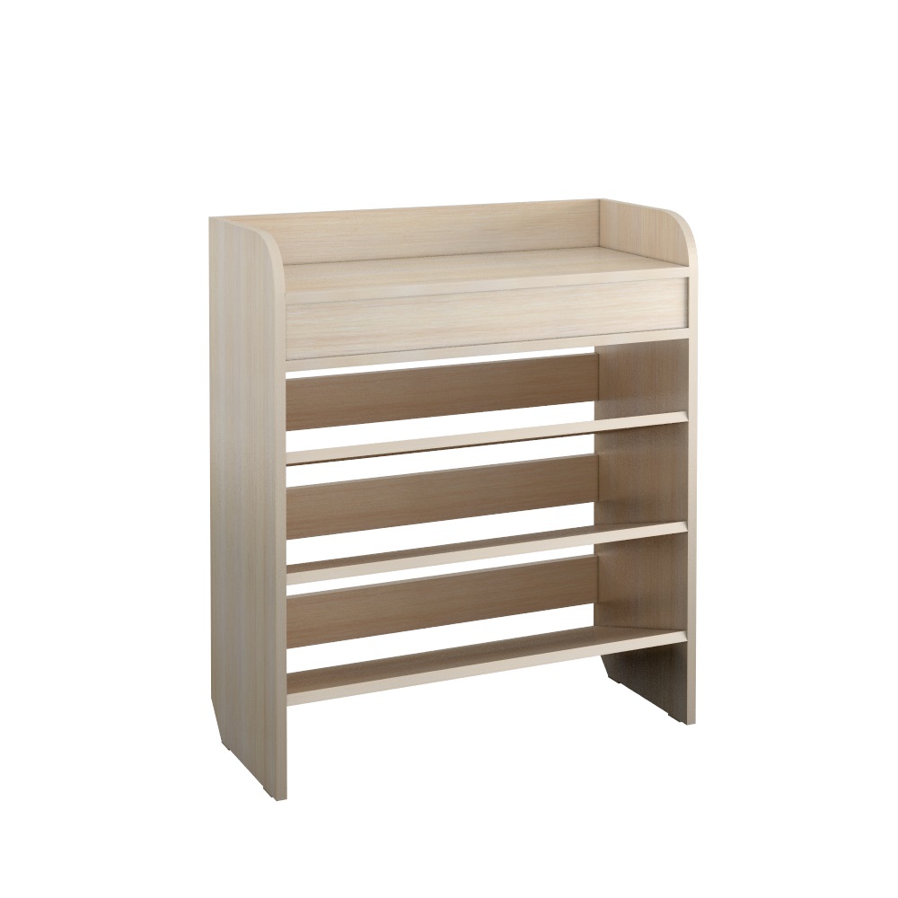 

Обувница BONMEBEL О-3 Дуб молочный 70x30x80.5, Династия
