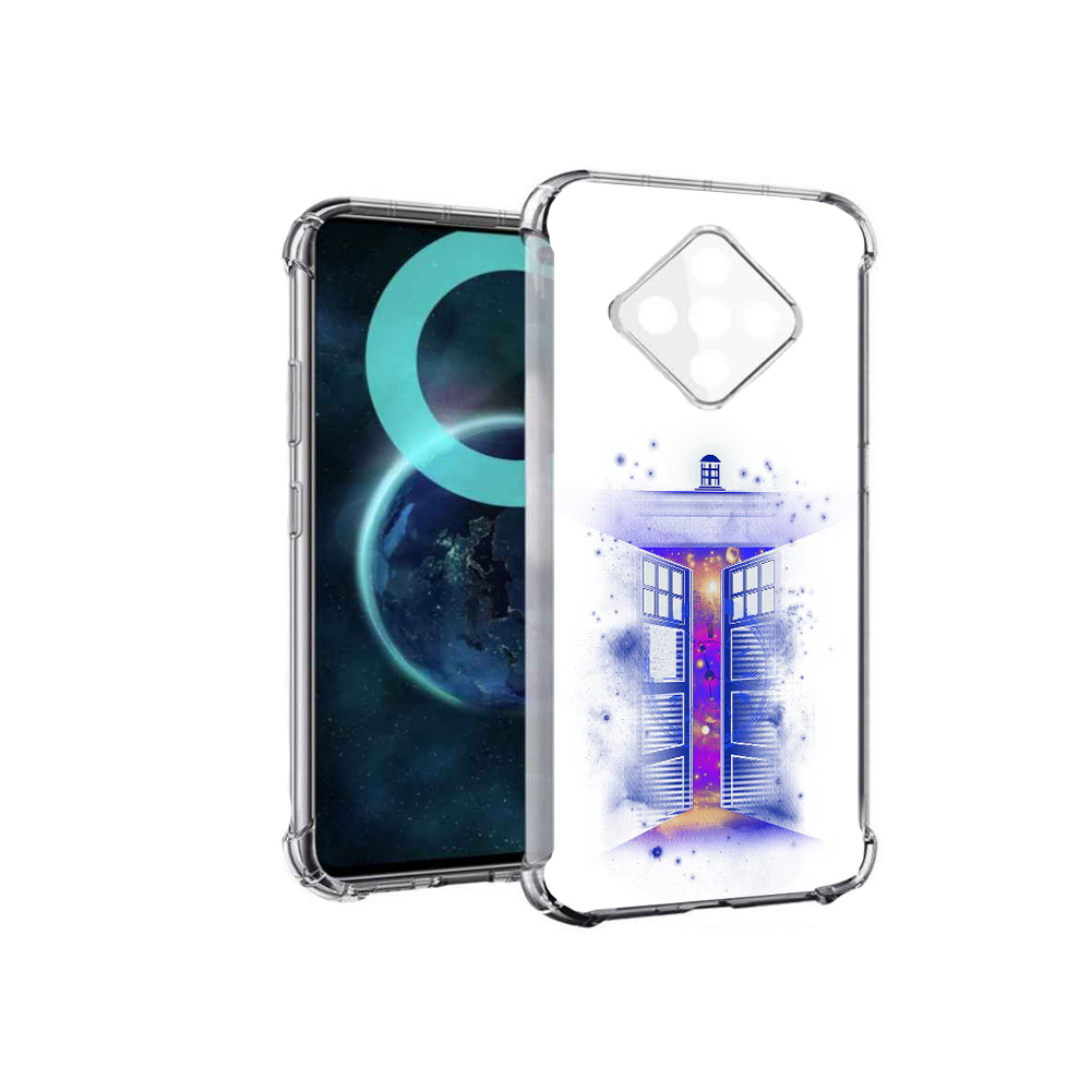 

Чехол MyPads фиолетовый уголок абстракция для Infinix Zero 8, Прозрачный, Tocco