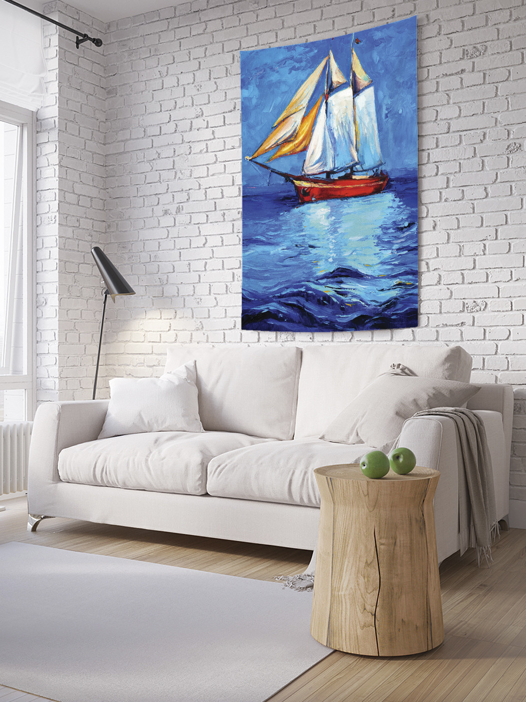 

Вертикальное фотопанно на стену JoyArty Корабль в море 150x200 см, Корабль в море