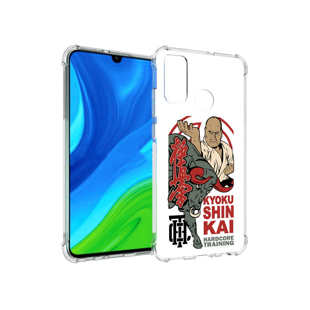 

Чехол MyPads Tocco для Huawei P Smart (2020) единоборства рисунок, Прозрачный, Tocco